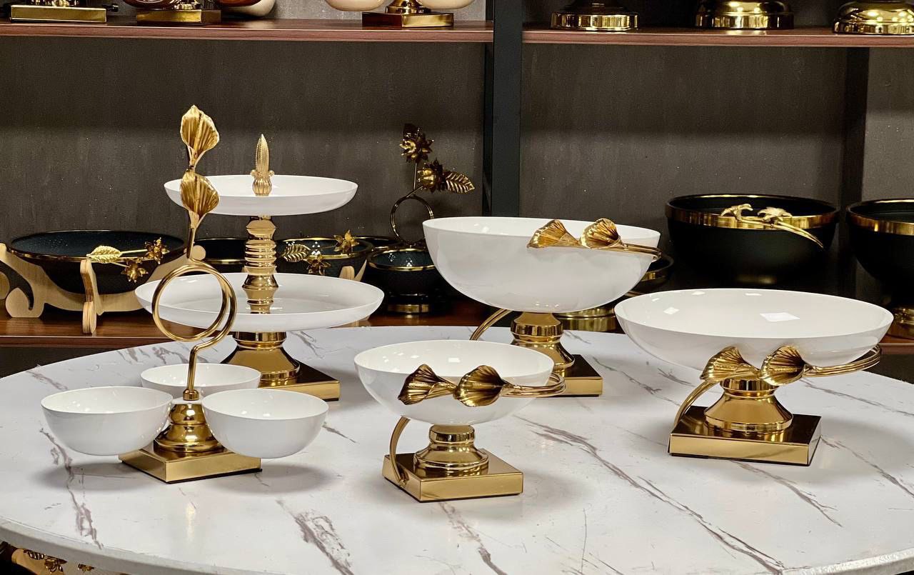 ست پذیرایی 5 تیکه لوتوس گل لیلیوم