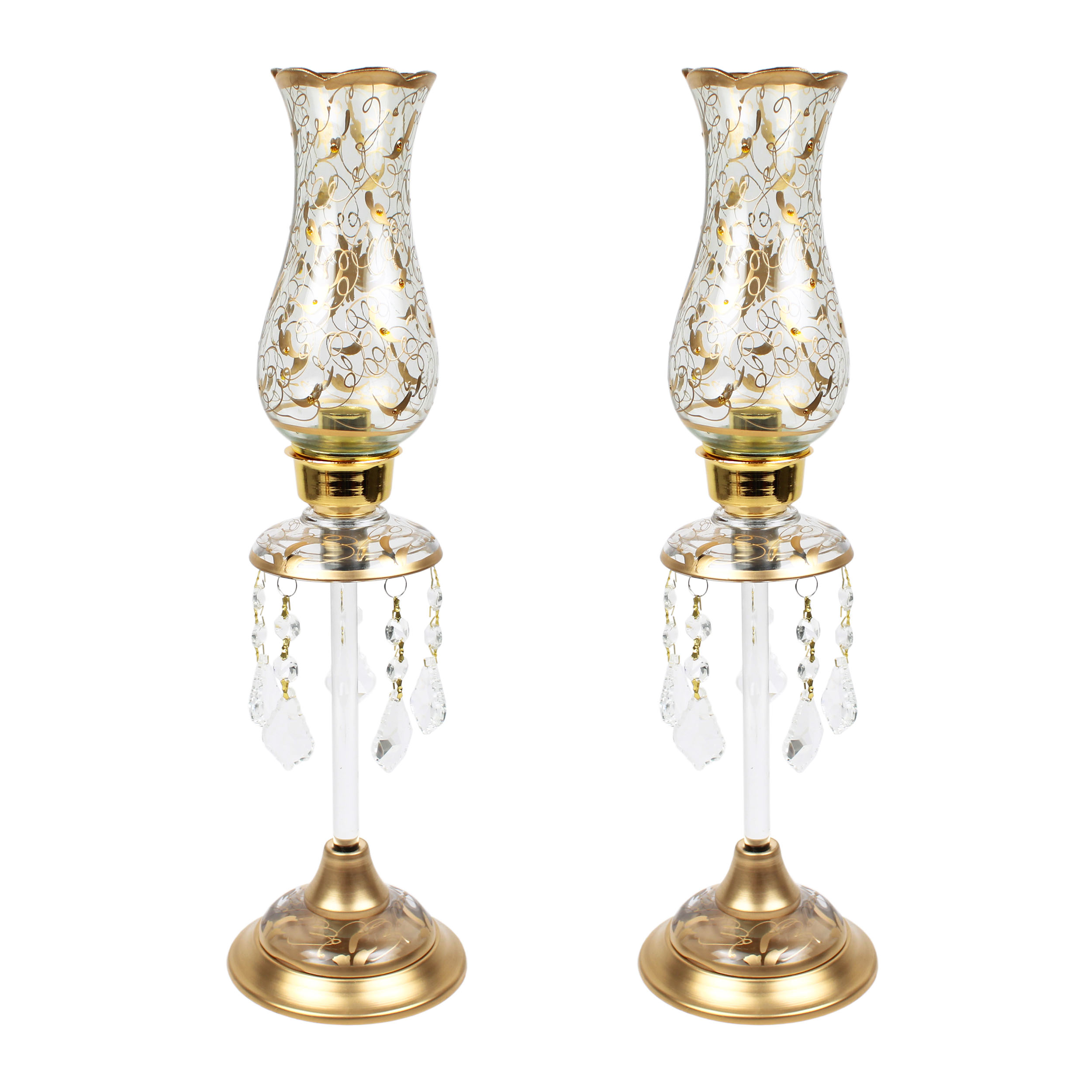 شمعدان لاله نورورزی طلایی(عمده وتک)